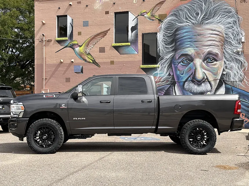 2024 RAM 2500 with AGP HD304 Black Wheels