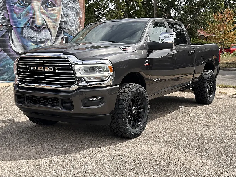 AGP Black HD304 Wheel on 2024 RAM 2500