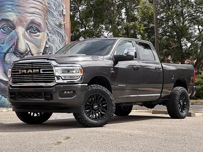 AGP HD304 Black Aftermarket Wheel on 2024 RAM 2500