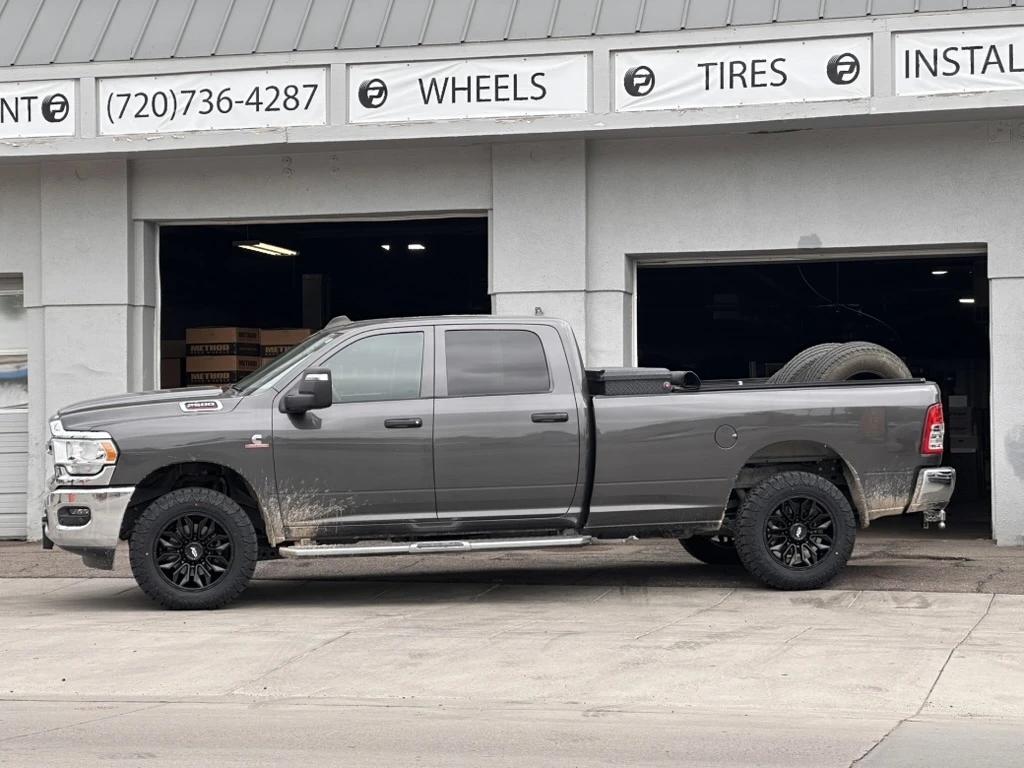 2024 RAM 3500 with Black AGP HD304 Rims