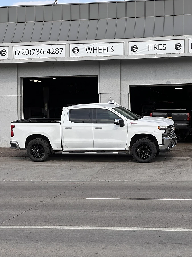 2025 Chevrolet Silverado 1500 with Black AGP HD304 Rims