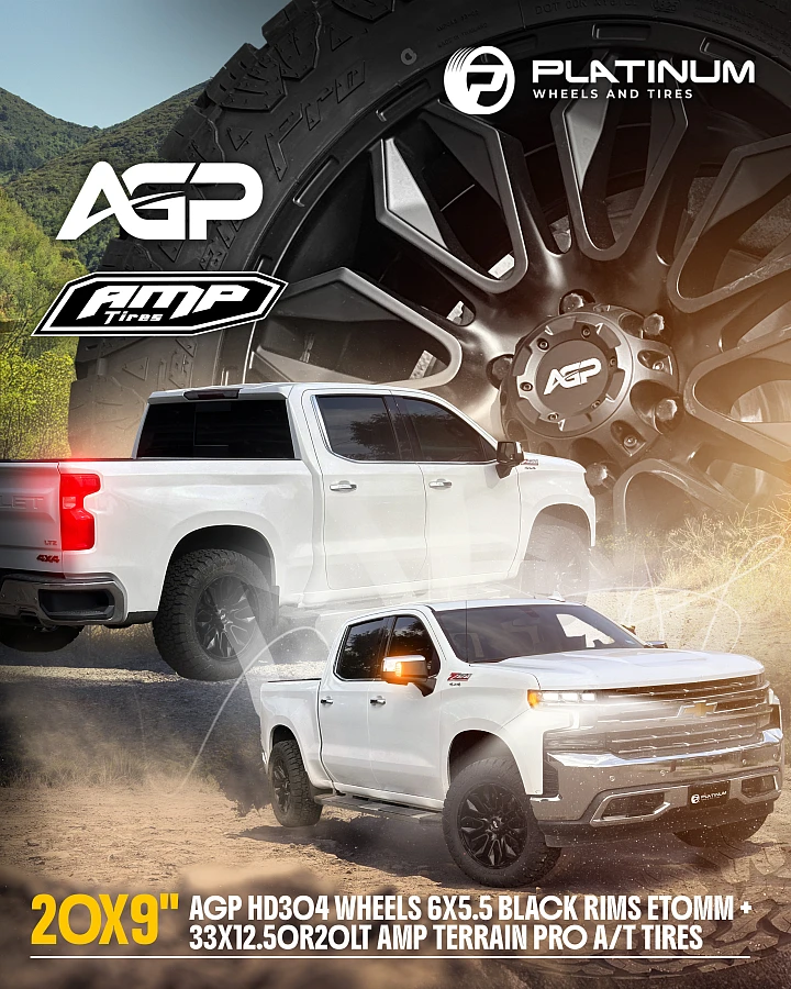 AGP HD304 Black on 2025 Chevrolet Silverado 1500