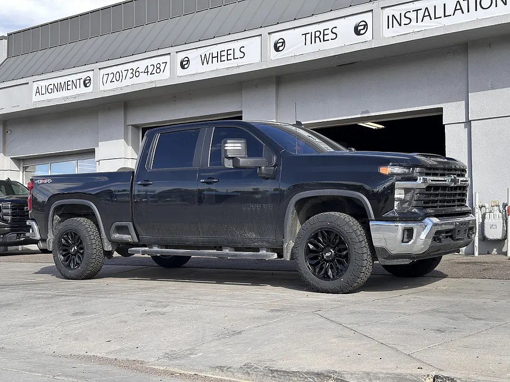 Black AGP HD304 Rim on 2025 Chevrolet Silverado 2500HD