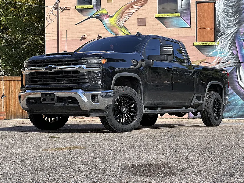 2025 Chevrolet Silverado 2500HD AGP HD304 Black Wheel