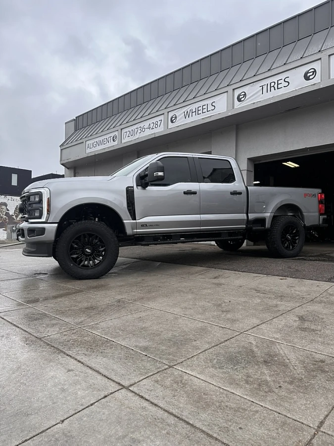 2025 Ford F-250 with AGP HD304 Black Rims