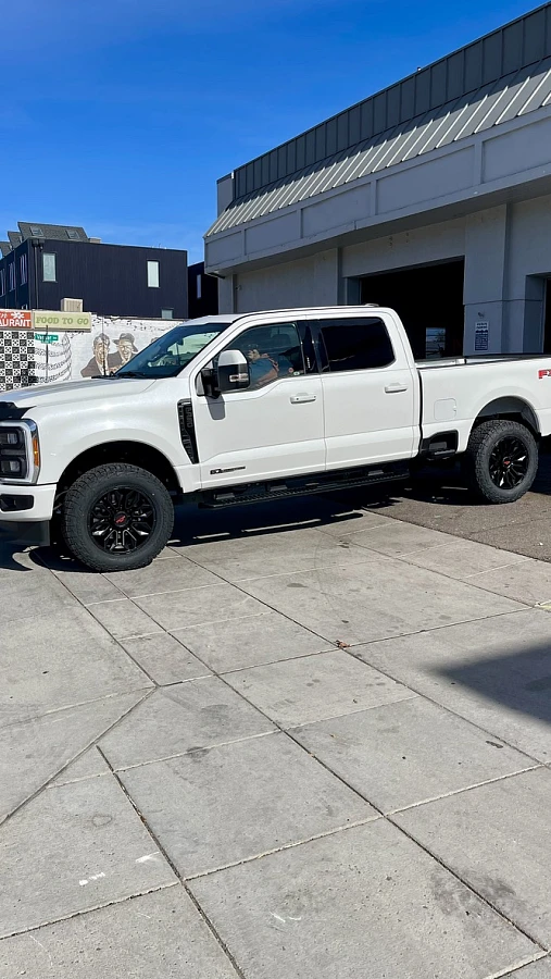 2025 Ford F-350 with AGP HD304 Black Wheels