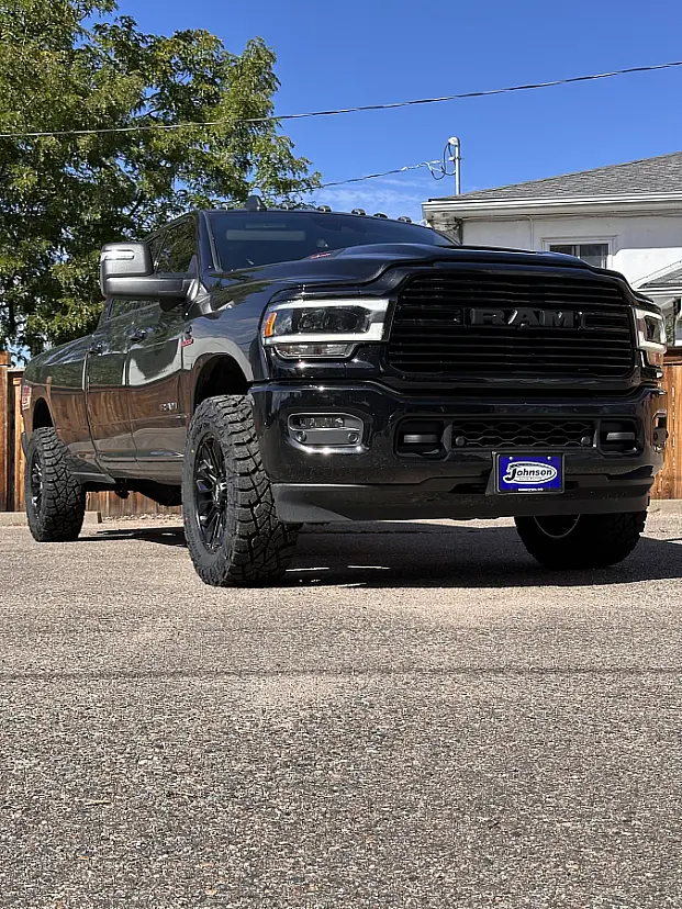 2025 RAM 3500 with AGP HD304 Black Rims