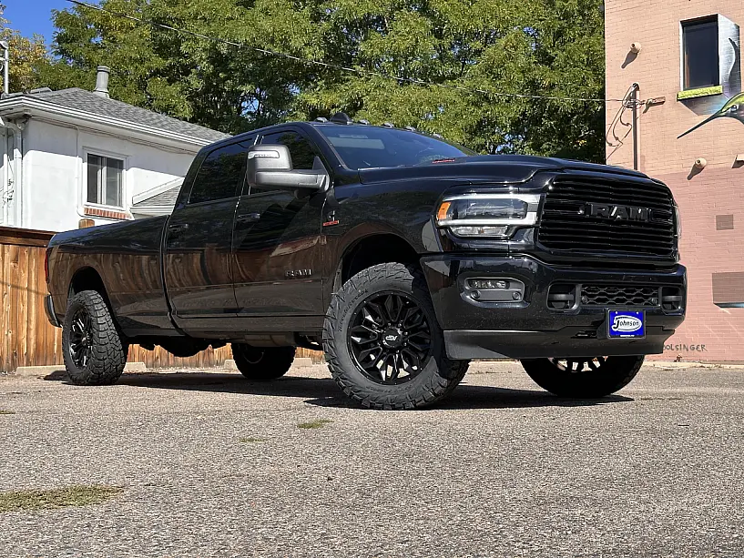2025 RAM 3500 with Black AGP HD304 Rims