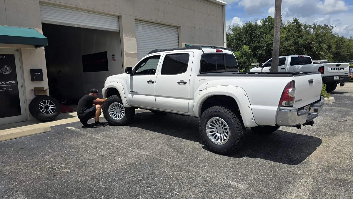 2013 Toyota Tacoma with AGP HD304 Polished Silver Wheels