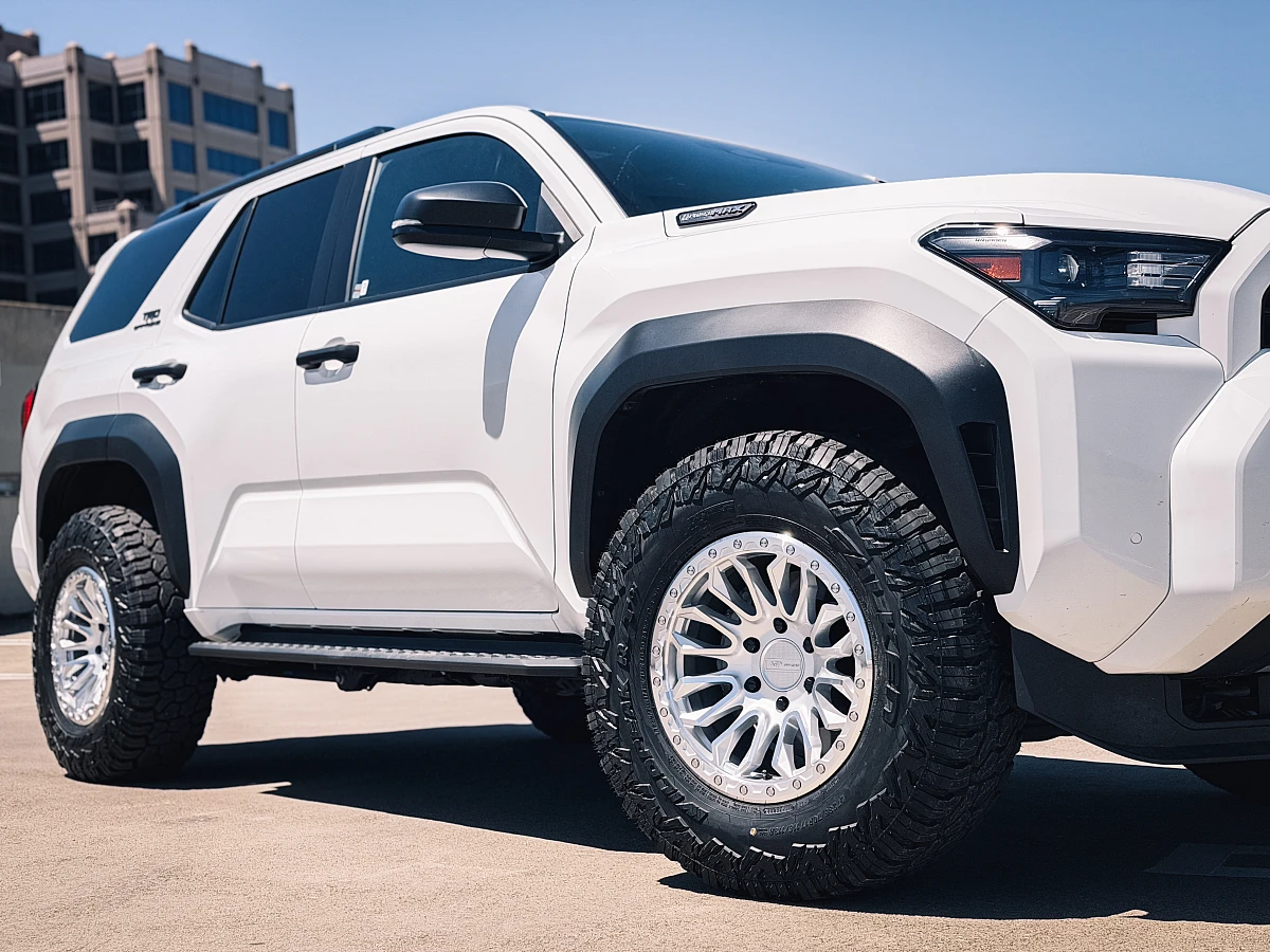 AGP HD304 Polished Silver Aftermarket Wheel on 2026 Toyota 4Runner