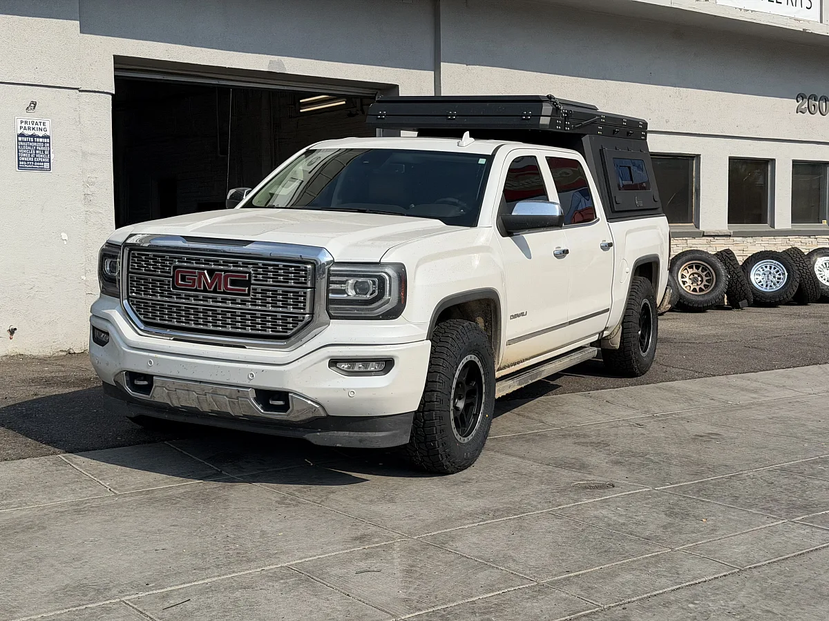2017 GMC Sierra 1500 with Black and Polished AGP TRUX Rims