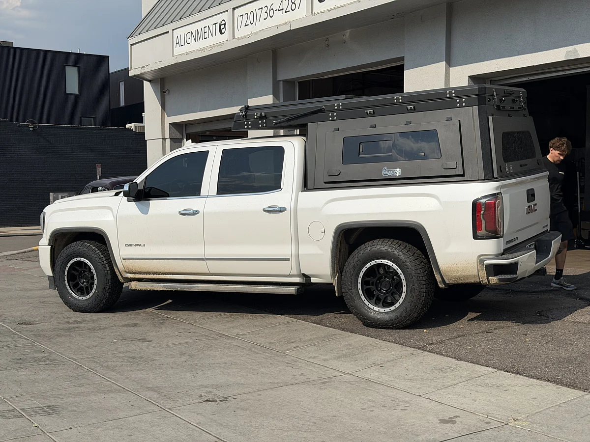 2017 GMC Sierra 1500 with AGP TRUX Black and Polished Rims