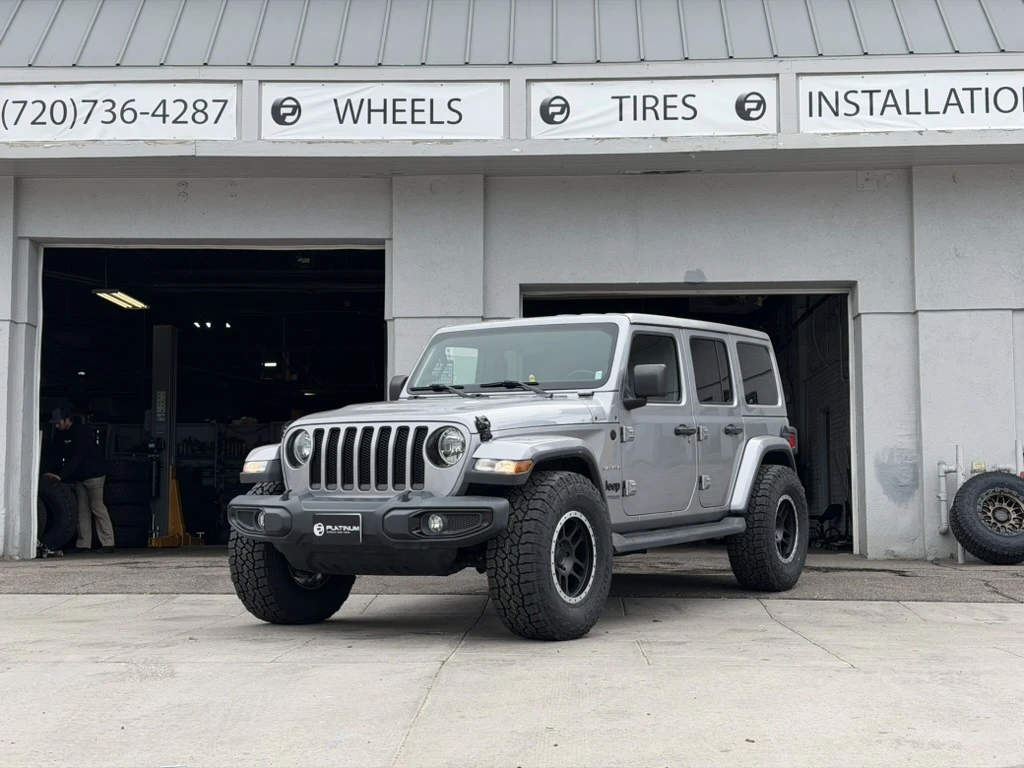 AGP TRUX Black and Polished Rim on 2023 Jeep Wrangler