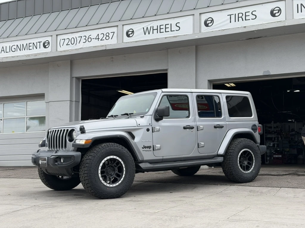 Black and Polished AGP TRUX on 2023 Jeep Wrangler