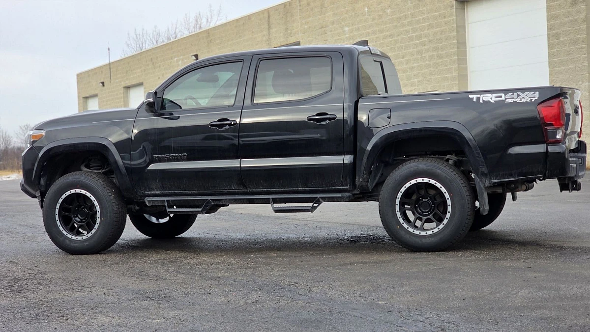 2023 Toyota Tacoma with AGP TRUX Black and Polished Wheels