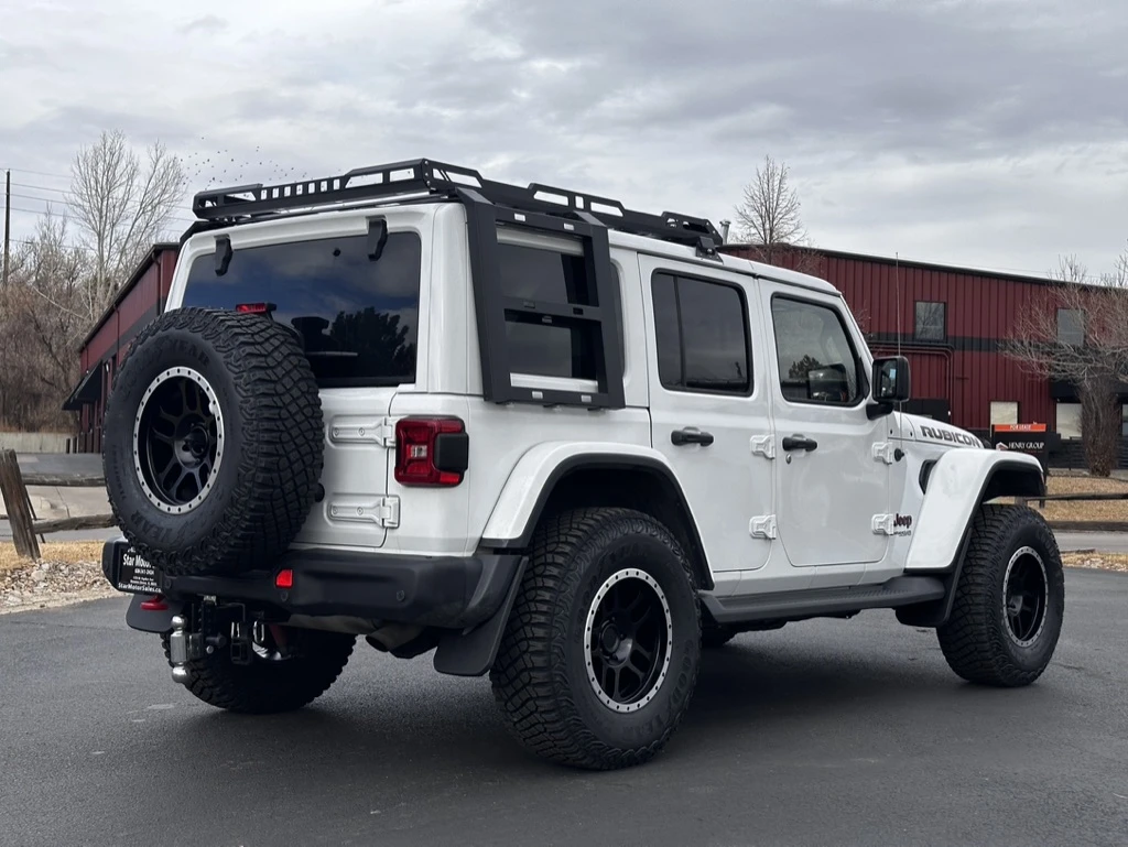 2024 Jeep Wrangler with AGP TRUX Black and Polished Rims