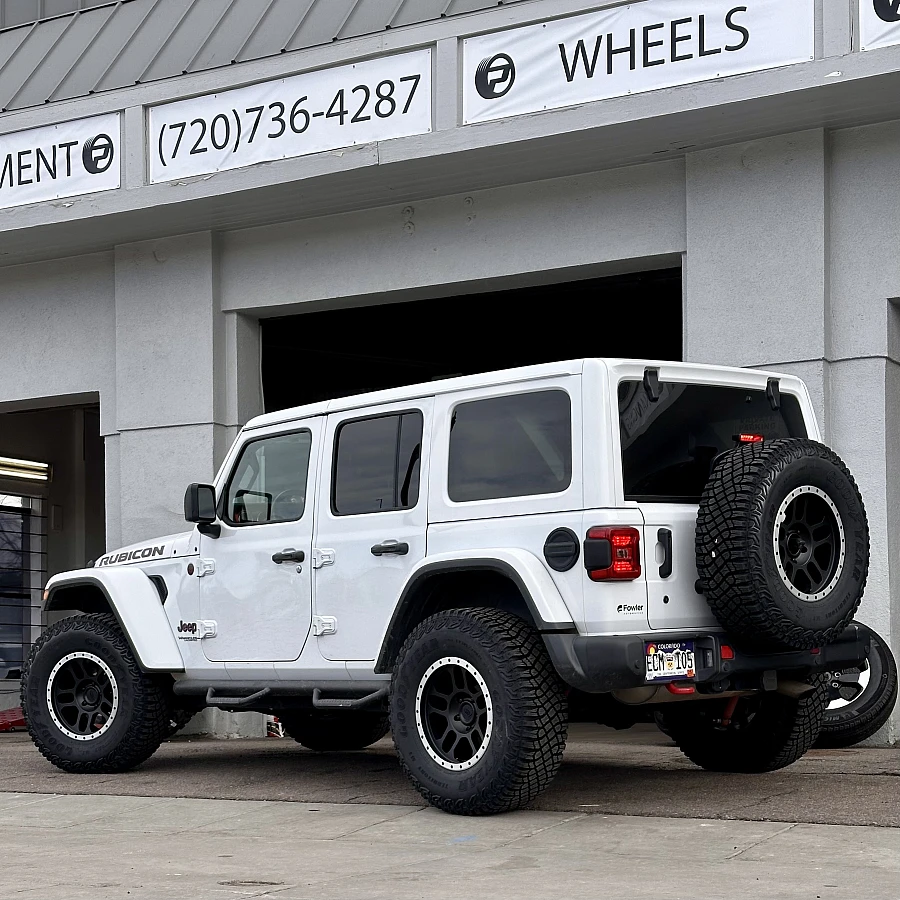 2025 Jeep Wrangler AGP TRUX Black and Polished Wheel