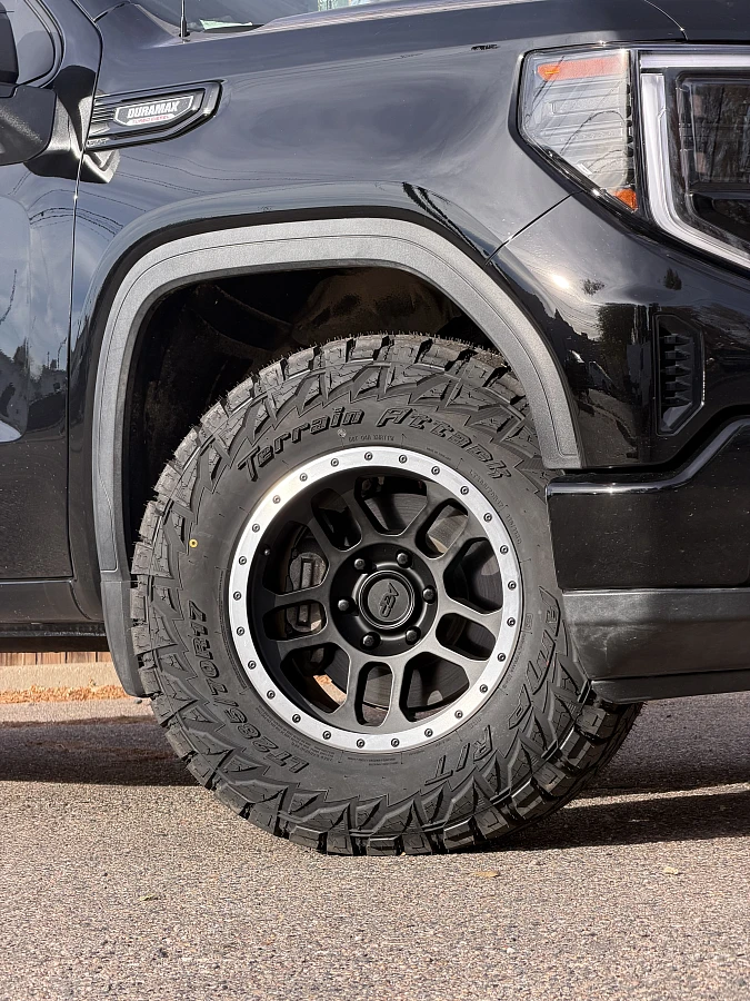 2026 GMC Sierra 1500 with AGP TRUX Black and Polished Rims