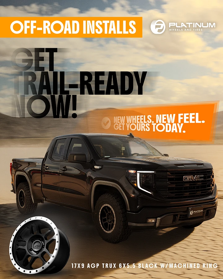 AGP TRUX Black and Polished on 2026 GMC Sierra 1500