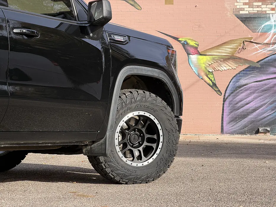 2026 GMC Sierra 1500 AGP TRUX Black and Polished Wheel