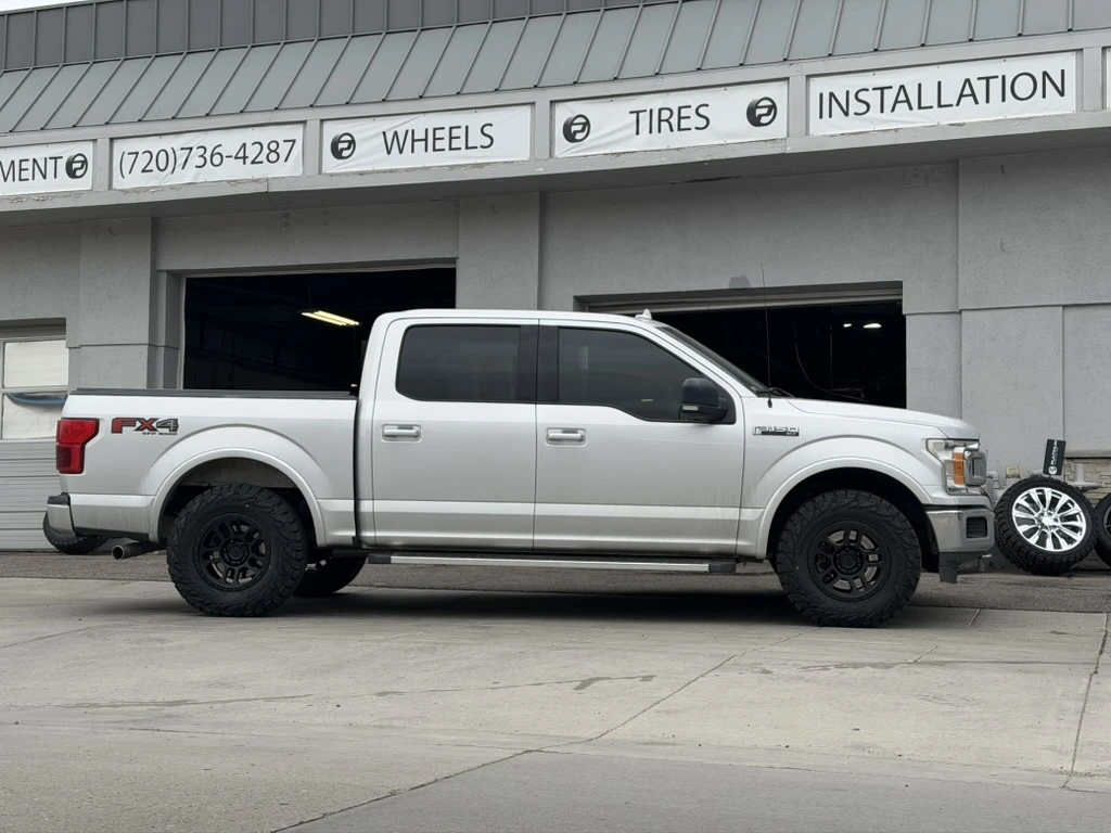 2017 Ford F-150 with AGP TRUX Black Wheels