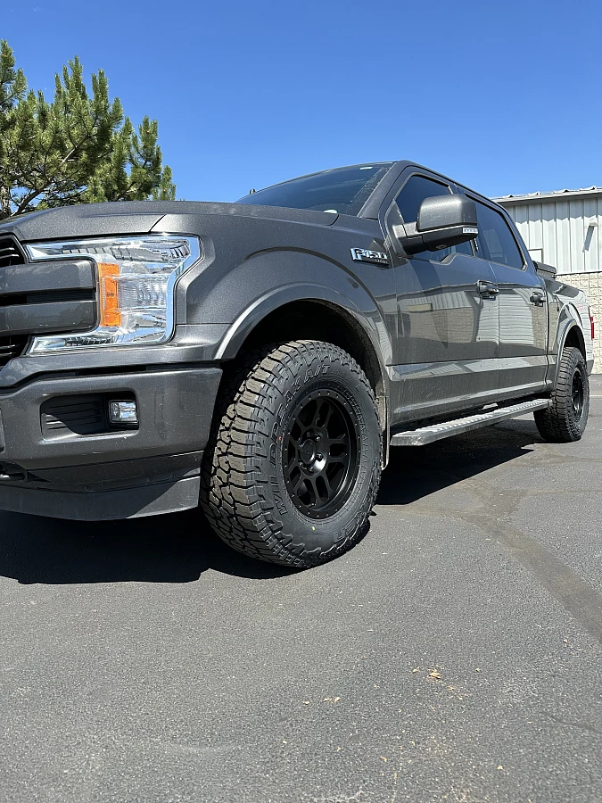 2019 Ford F-150 with AGP TRUX Black Rims