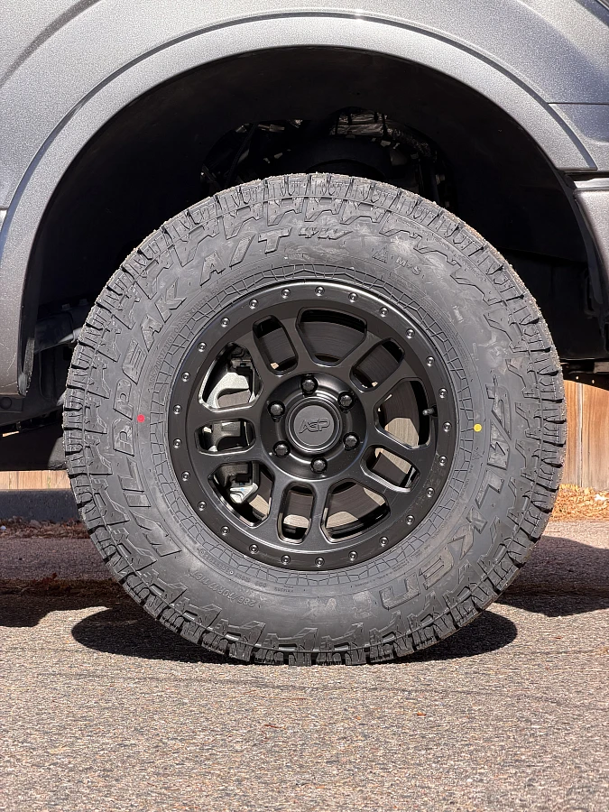 AGP TRUX Black Rim on 2020 Ford F-150