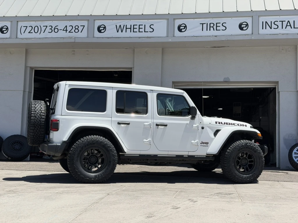 AGP TRUX Black Aftermarket Wheel on 2021 Jeep Wrangler