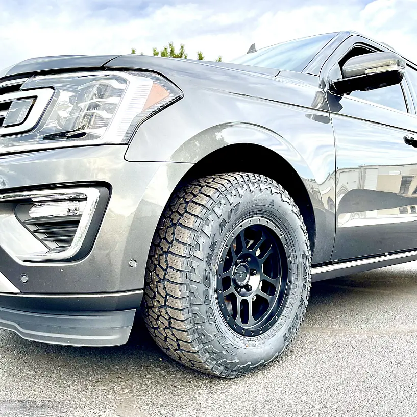 2022 Ford Expedition with AGP TRUX Black Wheels