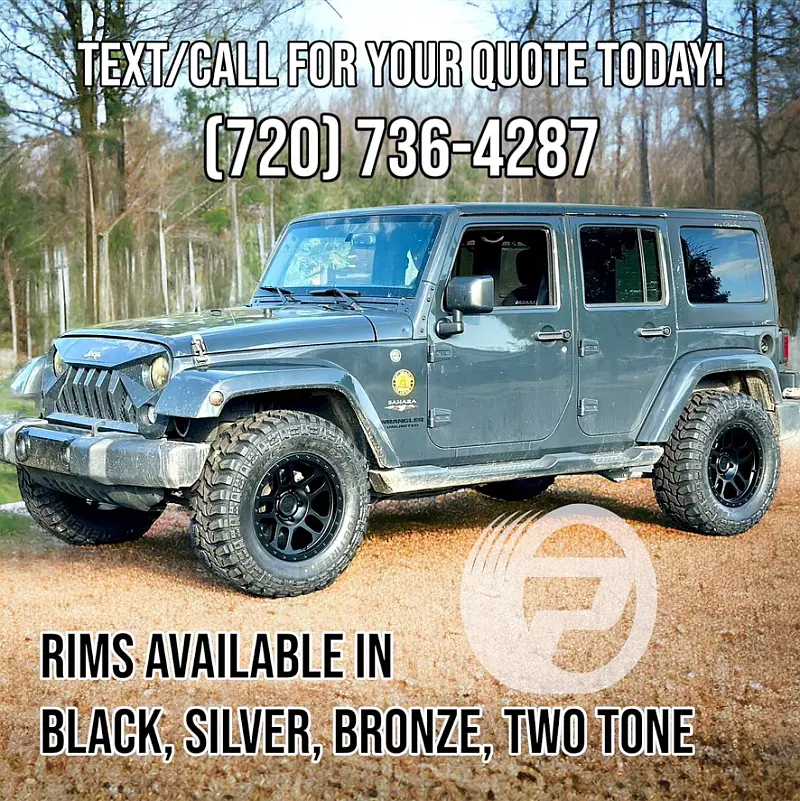 AGP Black TRUX Wheel on 2022 Jeep Wrangler