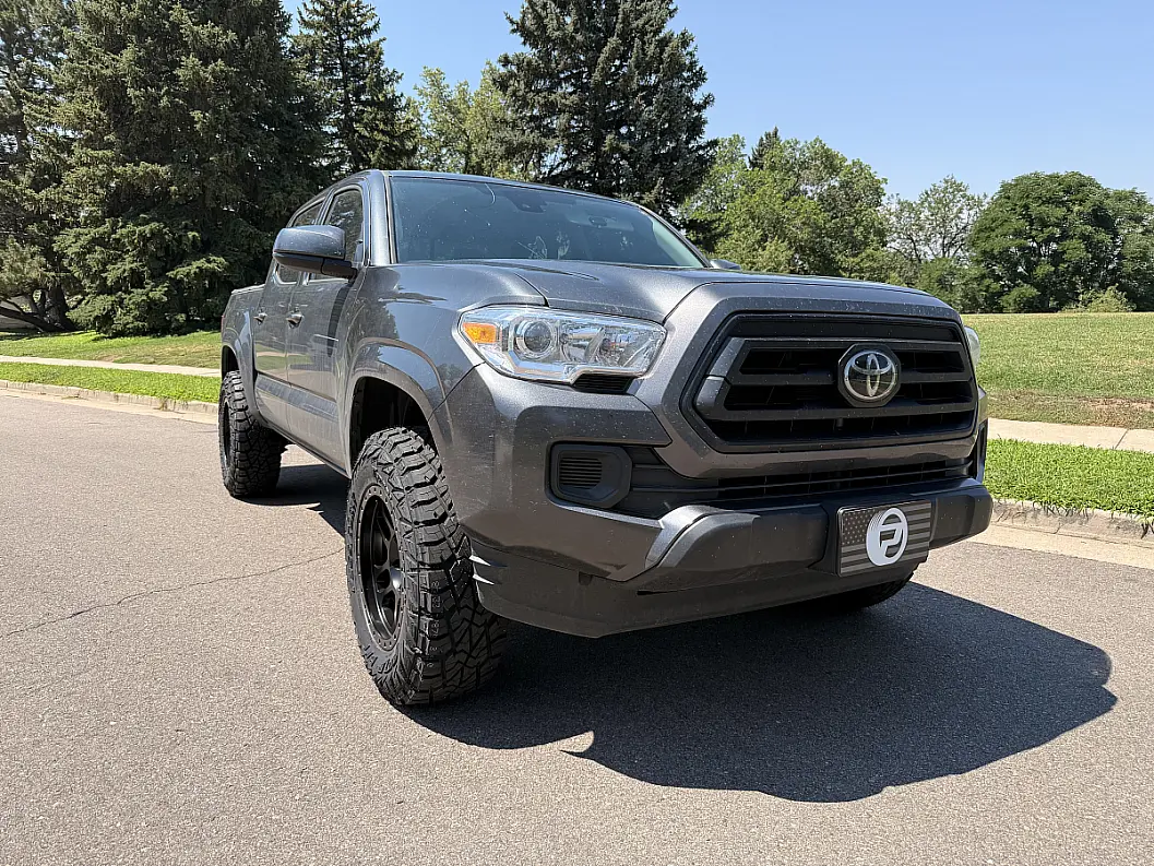 2022 Toyota Tacoma with AGP TRUX Black Rims