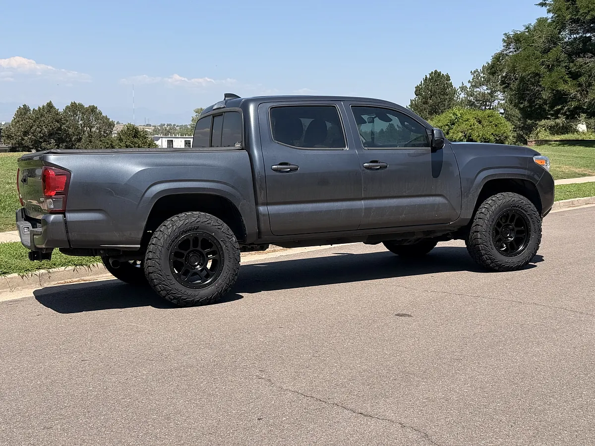 2022 Toyota Tacoma with AGP TRUX Black Wheels