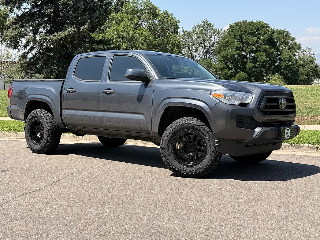 AGP Black TRUX Wheel on 2022 Toyota Tacoma