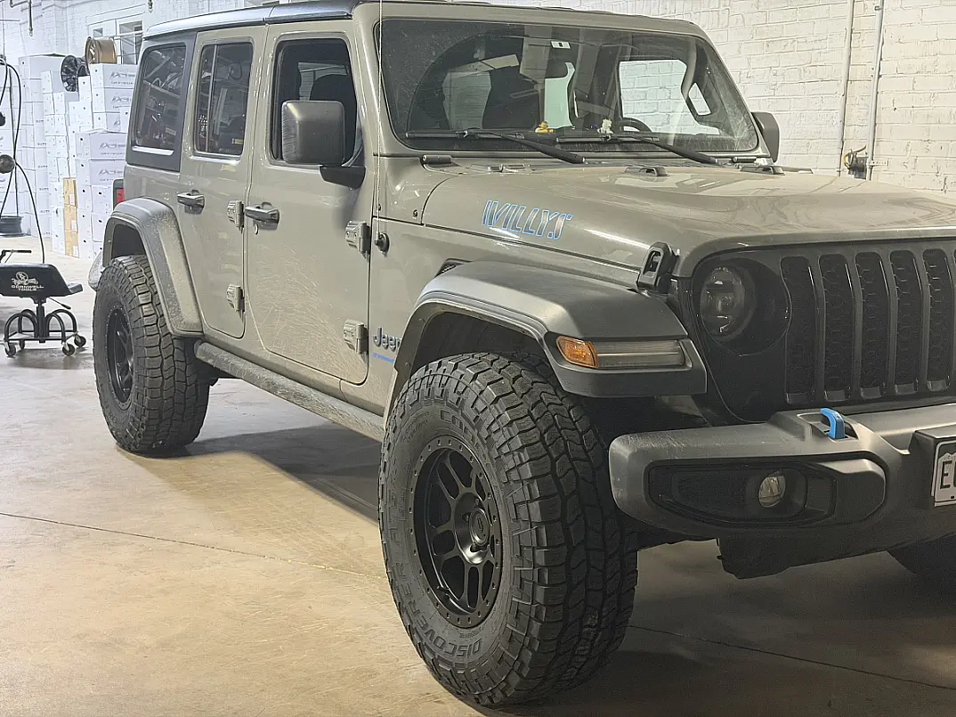 Black AGP TRUX on 2024 Jeep Wrangler