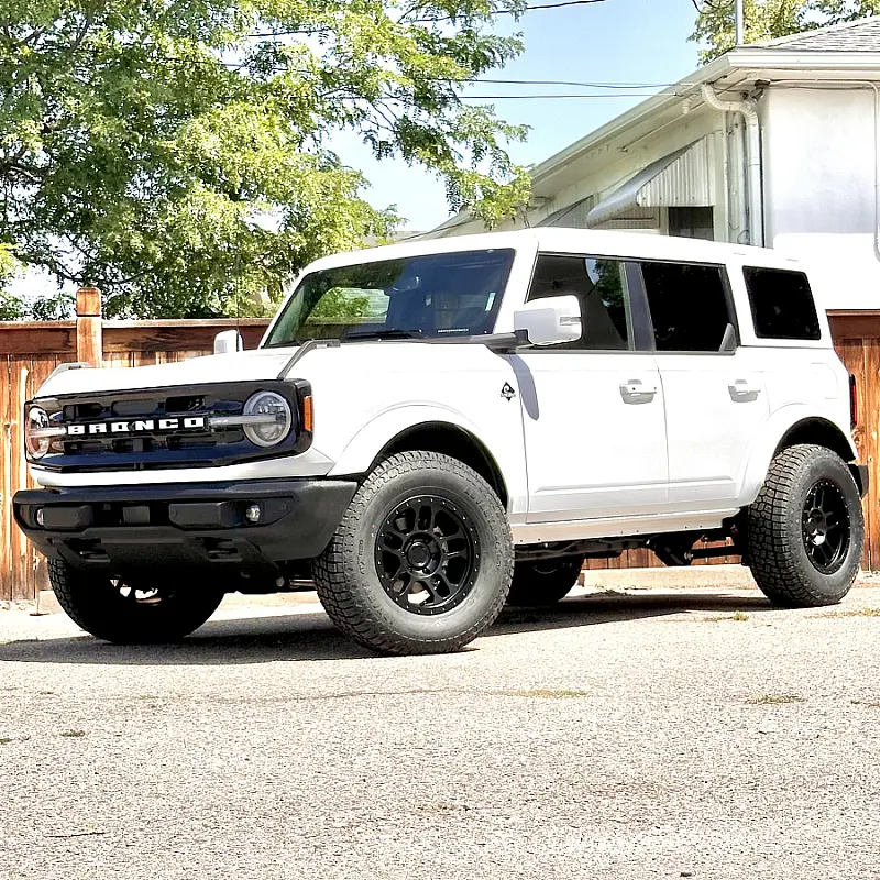 2025 Ford Bronco Equipped with AGP TRUX Black