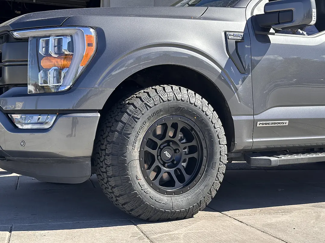 2025 Ford F-150 with AGP TRUX Black Rims