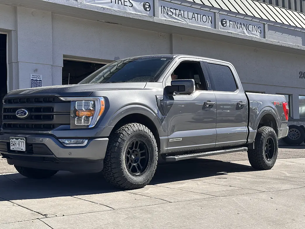 2025 Ford F-150 with AGP TRUX Black Wheels