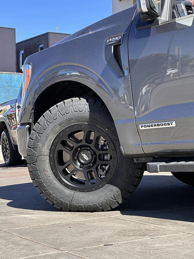 2025 Ford F-150 with Black AGP TRUX Rims