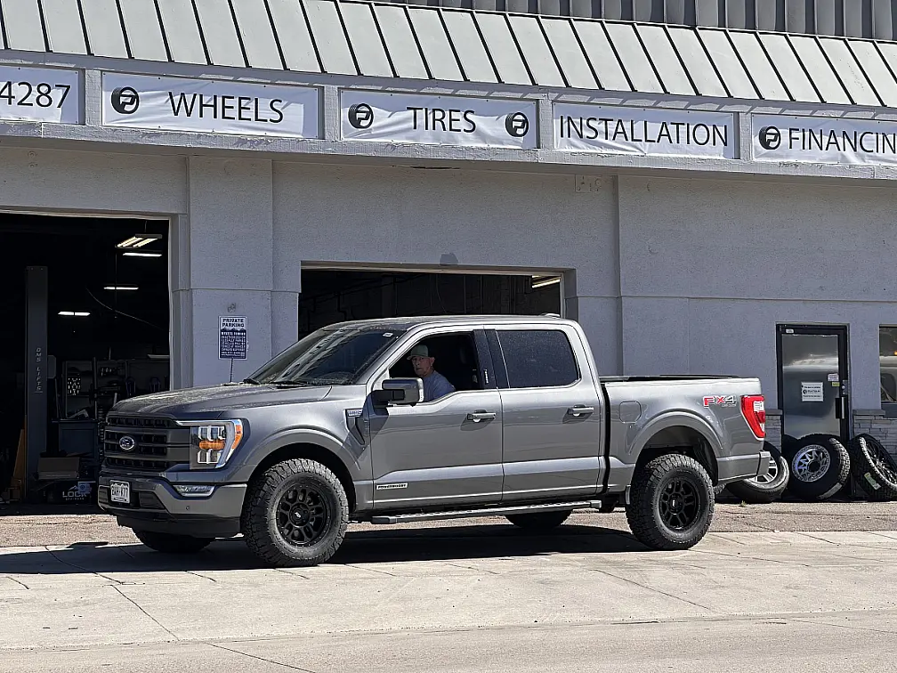 AGP Black TRUX Wheel on 2025 Ford F-150