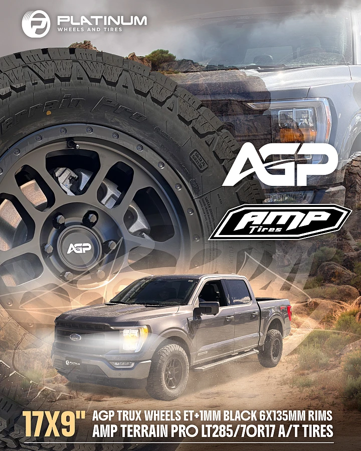 AGP TRUX Black on 2025 Ford F-150