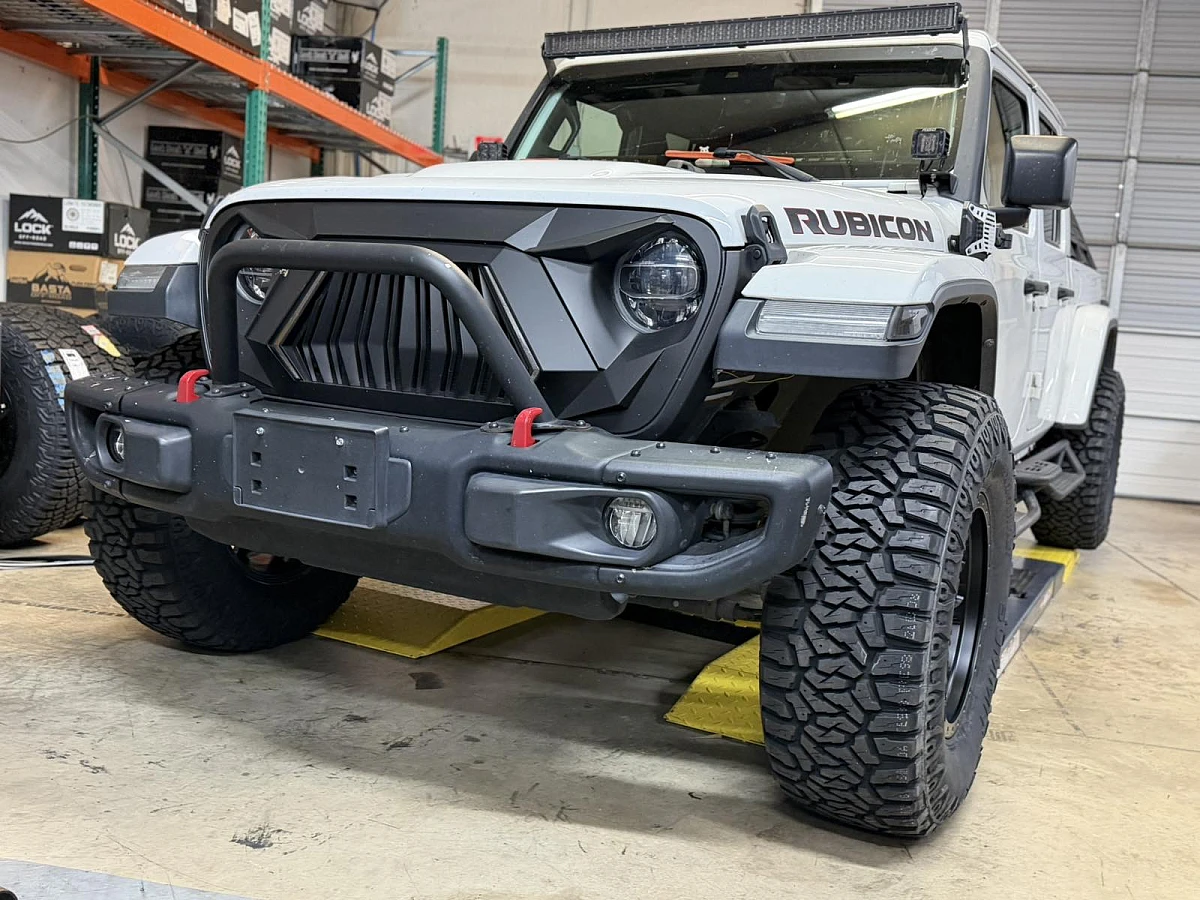 AGP Black TRUX Wheel on 2025 Jeep Gladiator