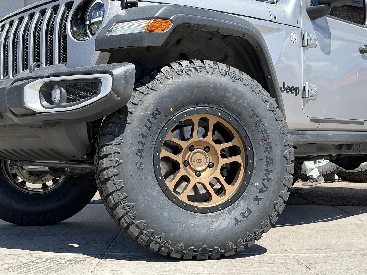 2019 Jeep Wrangler with AGP TRUX Bronze Wheels