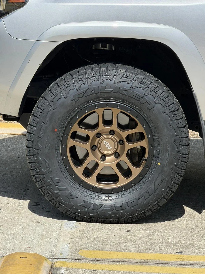AGP TRUX Bronze Rim on 2023 Toyota 4Runner