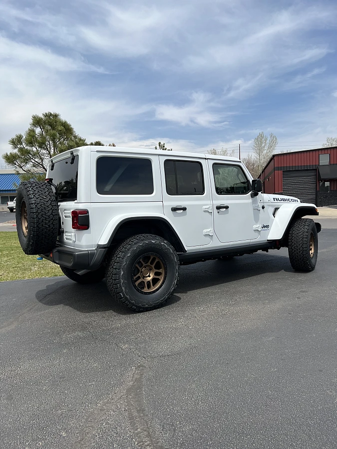 2024 Jeep Wrangler with AGP TRUX Bronze Wheels