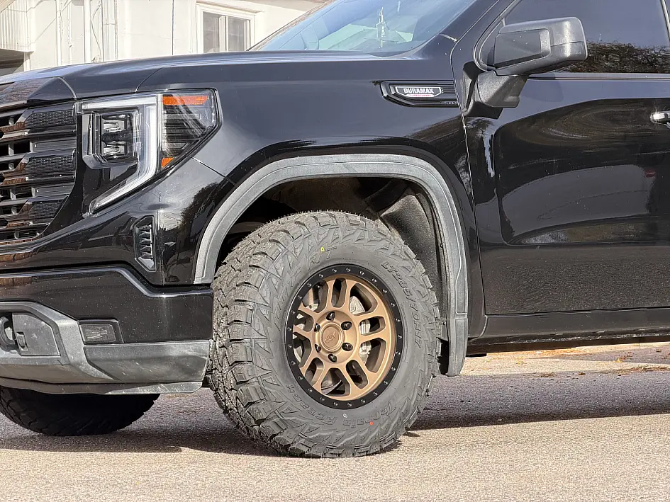 2025 GMC Sierra 1500 with AGP TRUX Bronze Wheels