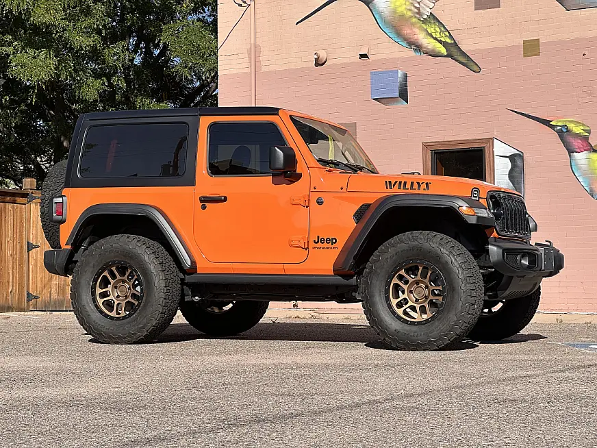2025 Jeep Wrangler with AGP TRUX Bronze Wheels
