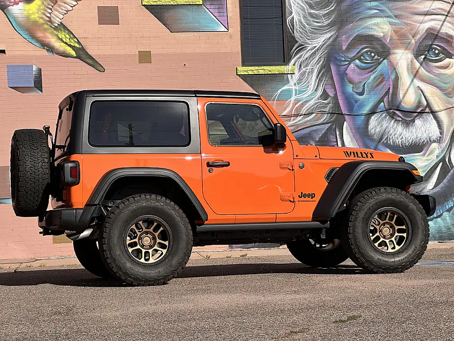 Bronze AGP TRUX on 2025 Jeep Wrangler