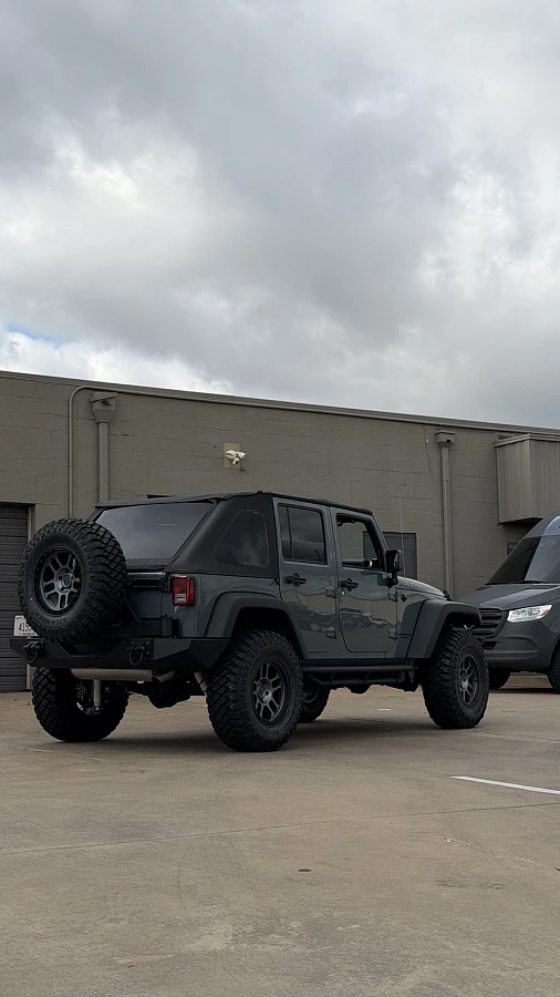AGP TRUX Grey and Black on 2023 Jeep Wrangler
