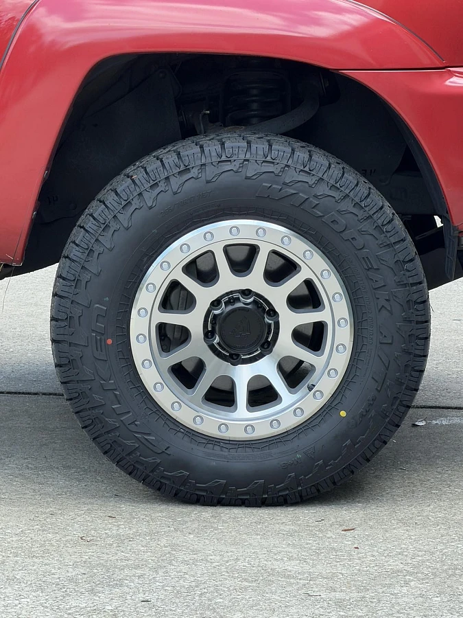 2008 Toyota Tacoma with Basta RF1 Polished Silver Rims