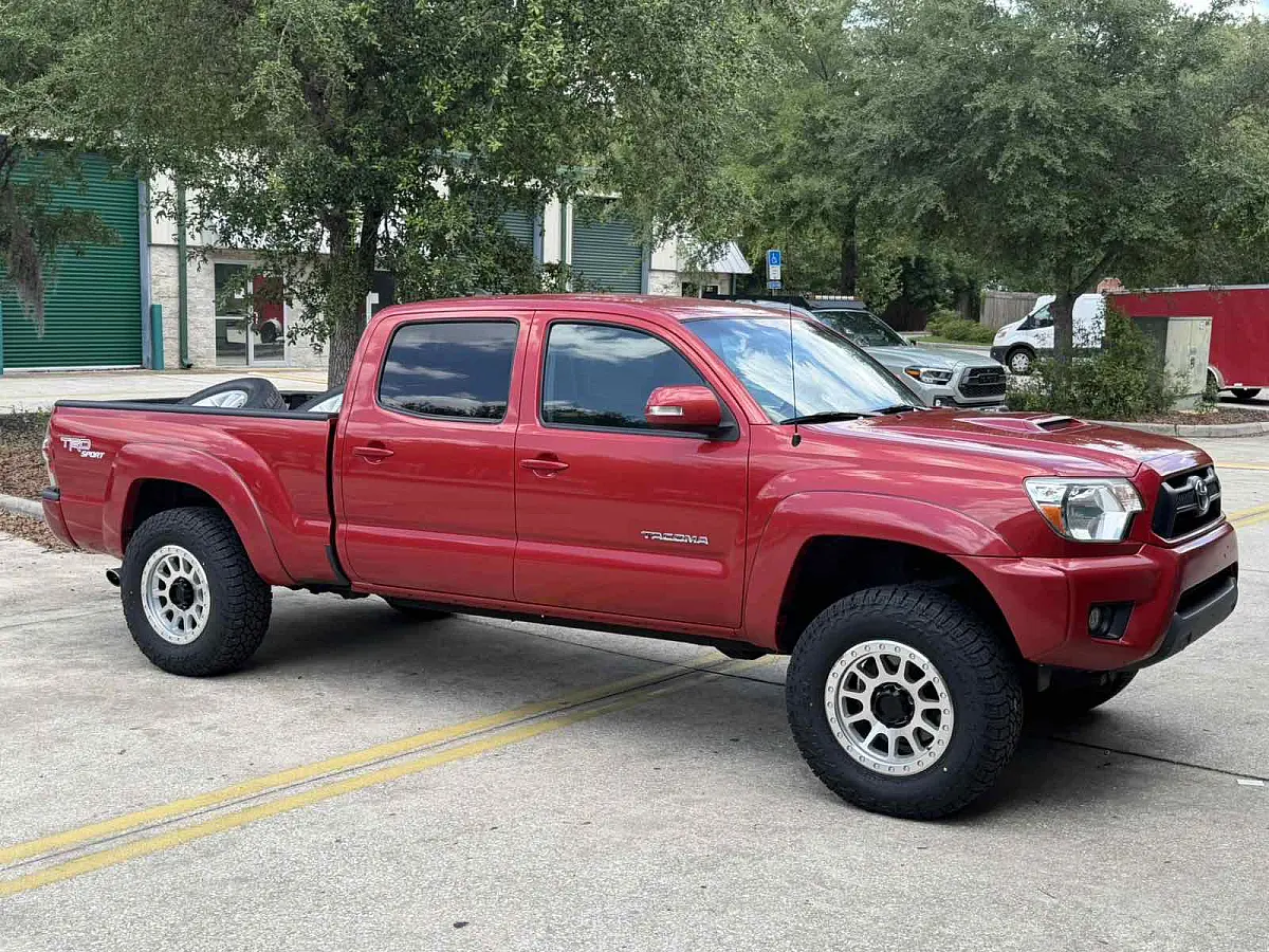 Basta RF1 Polished Silver Rim on 2008 Toyota Tacoma